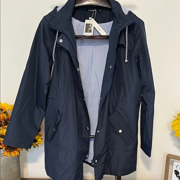 💙 LOMON Lightweight Hooded Rain Jacket – Size XL 💙 - Picture 2 of 10